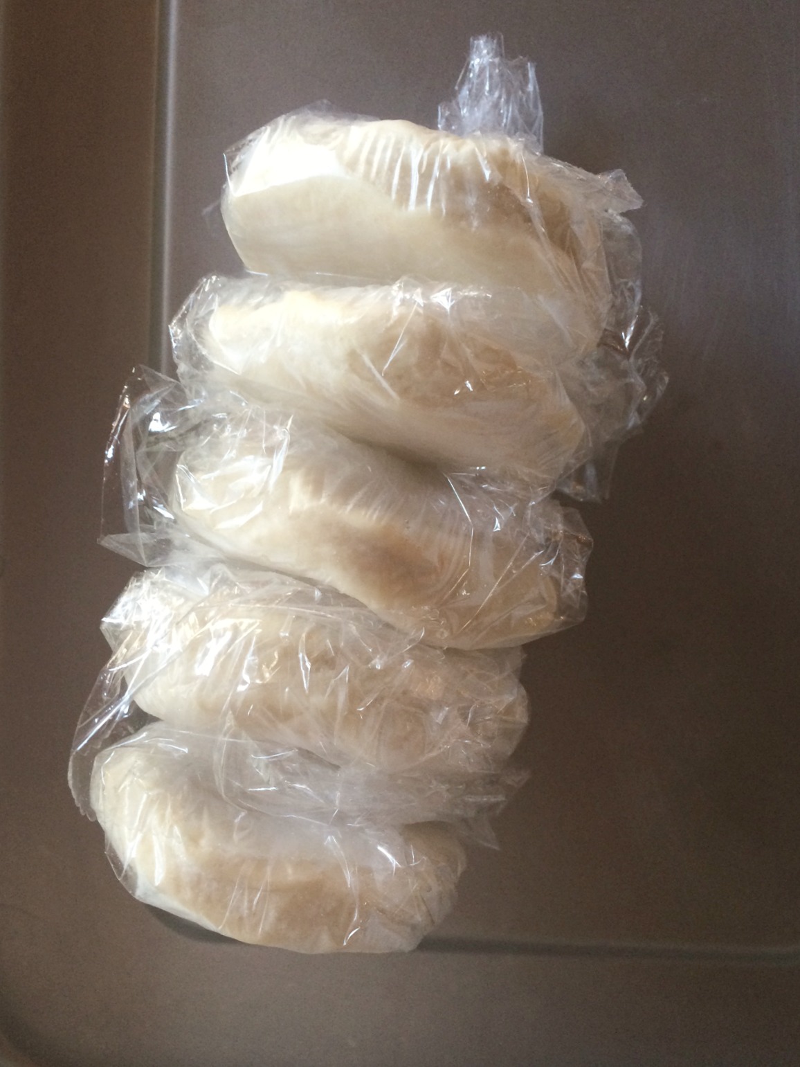 wrapped to freeze biscuits